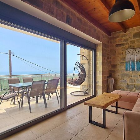 New Villa Kalimera, View To Falasarna Beach Plátanos 外观 照片