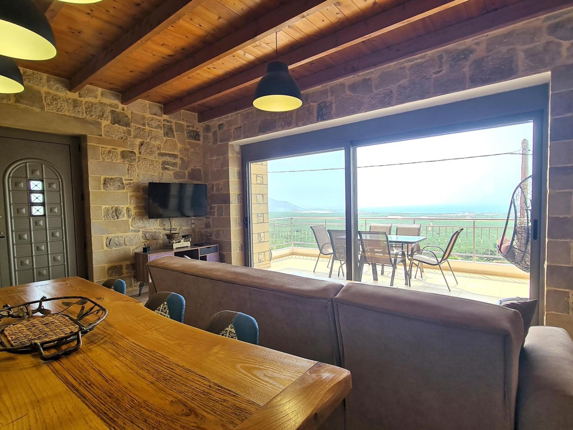 New Villa Kalimera, View To Falasarna Beach Plátanos 外观 照片